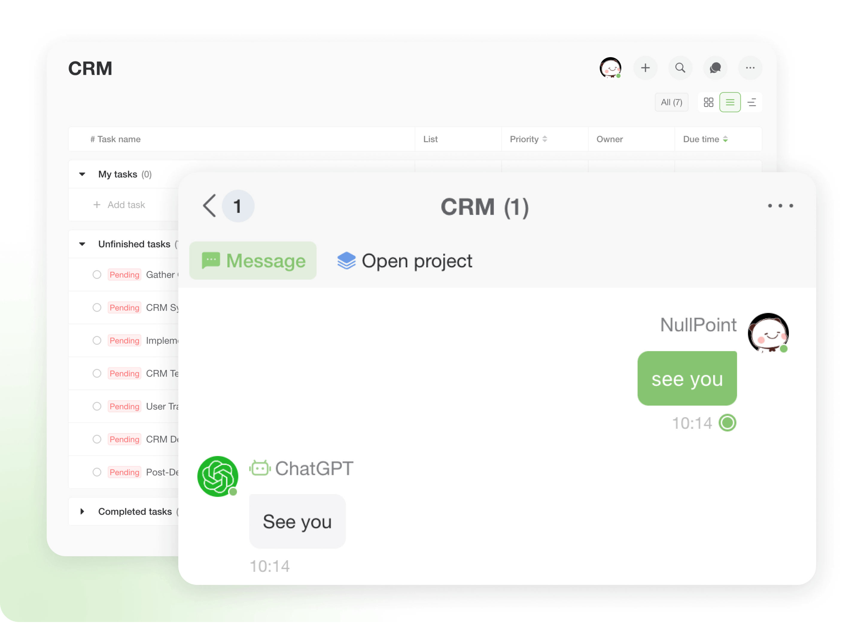 Type 'Goodbye' or 'Stop' to instantly end the chat with the AI, ensuring seamless and effortless interaction.