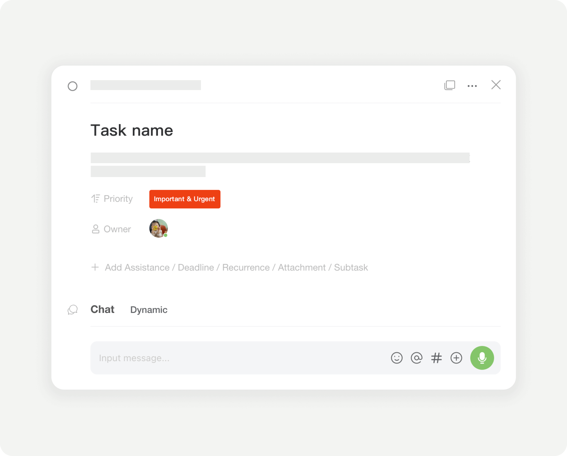 A task-oriented approach keeps the team's work organized and ensures efficient teamwork and a clear division of tasks.